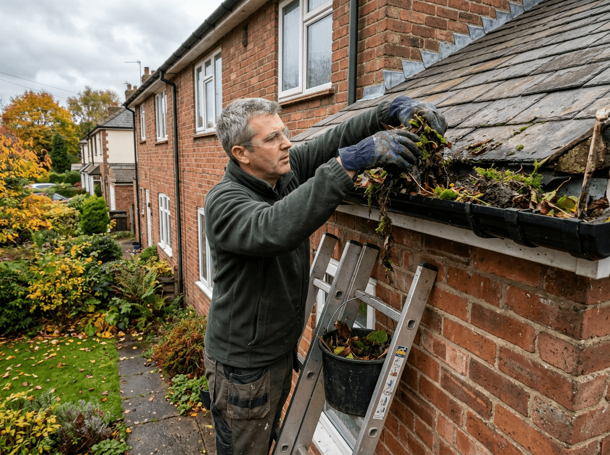 Gutter cleaning & repair